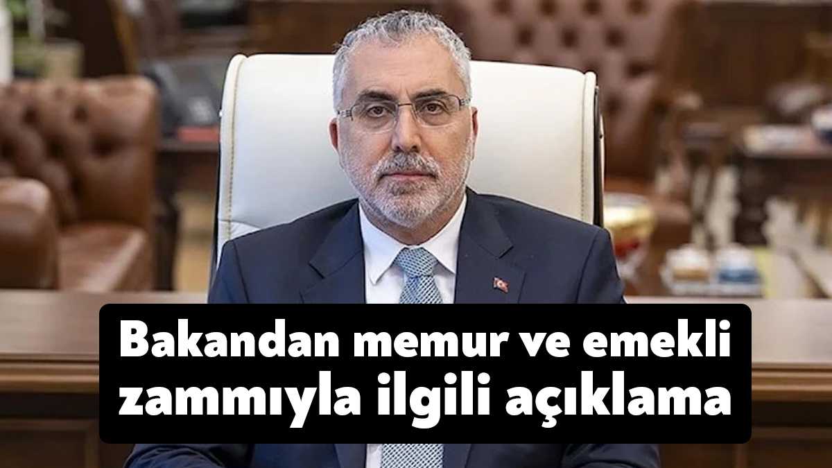 Çalışma ve Sosyal Güvenlik Bakanı Vedat Işıkhan, memur ve memur