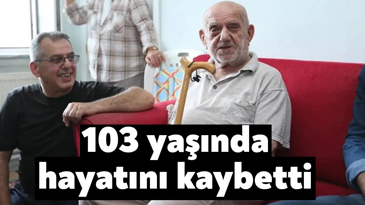 Kocaeli'nin Derince ilçesinde ikamet eden 103 yaşındaki Muzaffer Sandalcı, tedavi