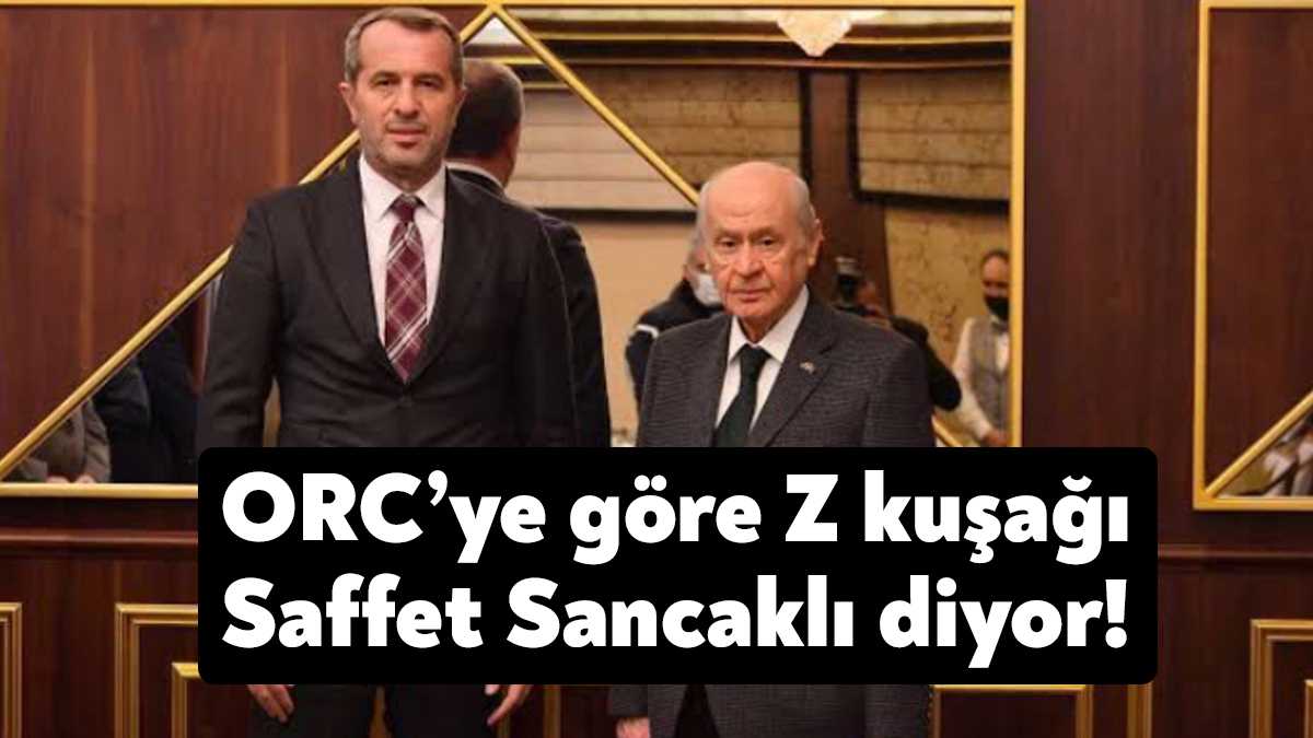 ORC Araştırma, Z kuşağı seçmenlerinin "TBMM’deki En Başarılı Milletvekilleri" anketinin