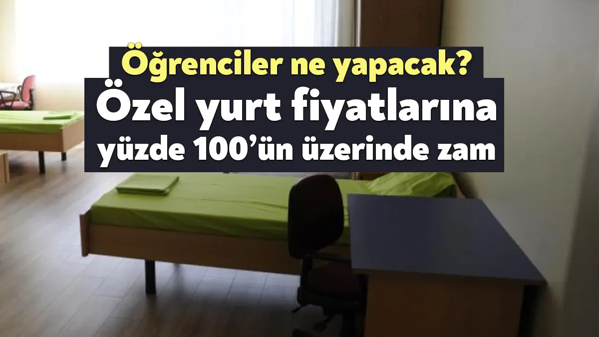 Üniversitelerin açılmasına sayılı günler kala öğrencileri zamlı yurt fiyatları karşıladı.
