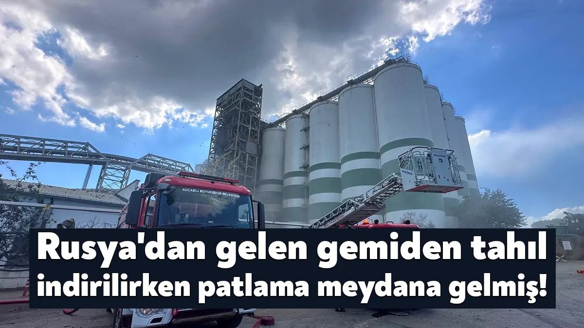 Kocaeli'nin Derince ilçesinde Toprak Mahsulleri Ofisi'ne ait depoda meydana gelen