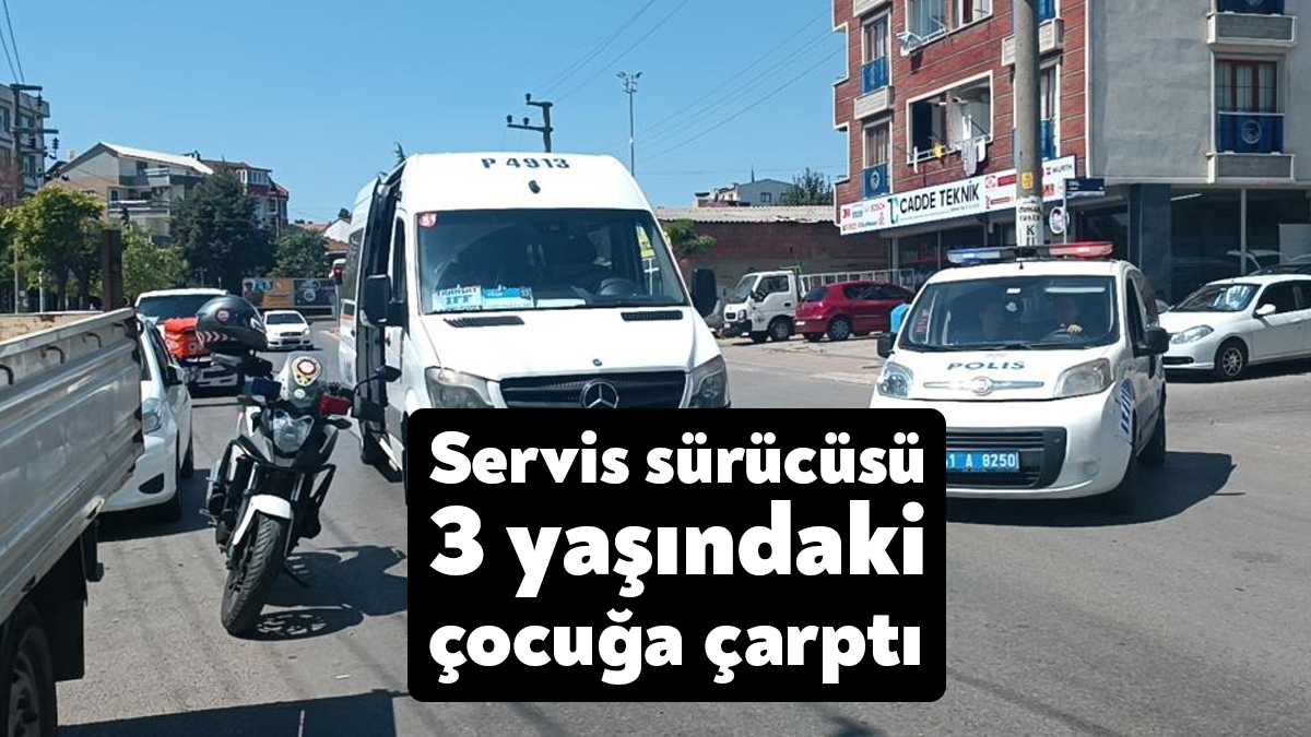 Kocaeli'nin Gebze ilçesinde SRC belgesi olmayan minibüs sürücüsü, ailesi ile