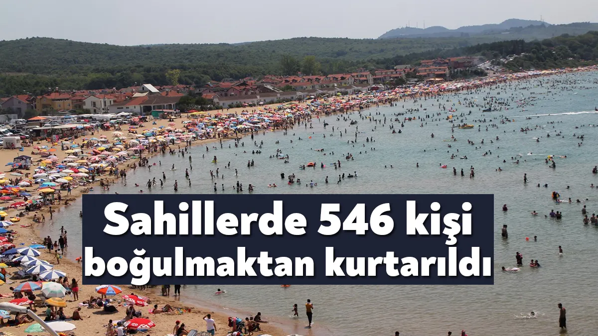 Kocaeli Sahilleri Su Kazaları Engelleme Merkezi bir aylık süreçte 546