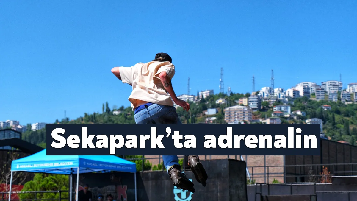 Kocaeli Büyükşehir Belediyesi, Skate Park Agresif Paten Yarışması düzenledi. Heyecanlı