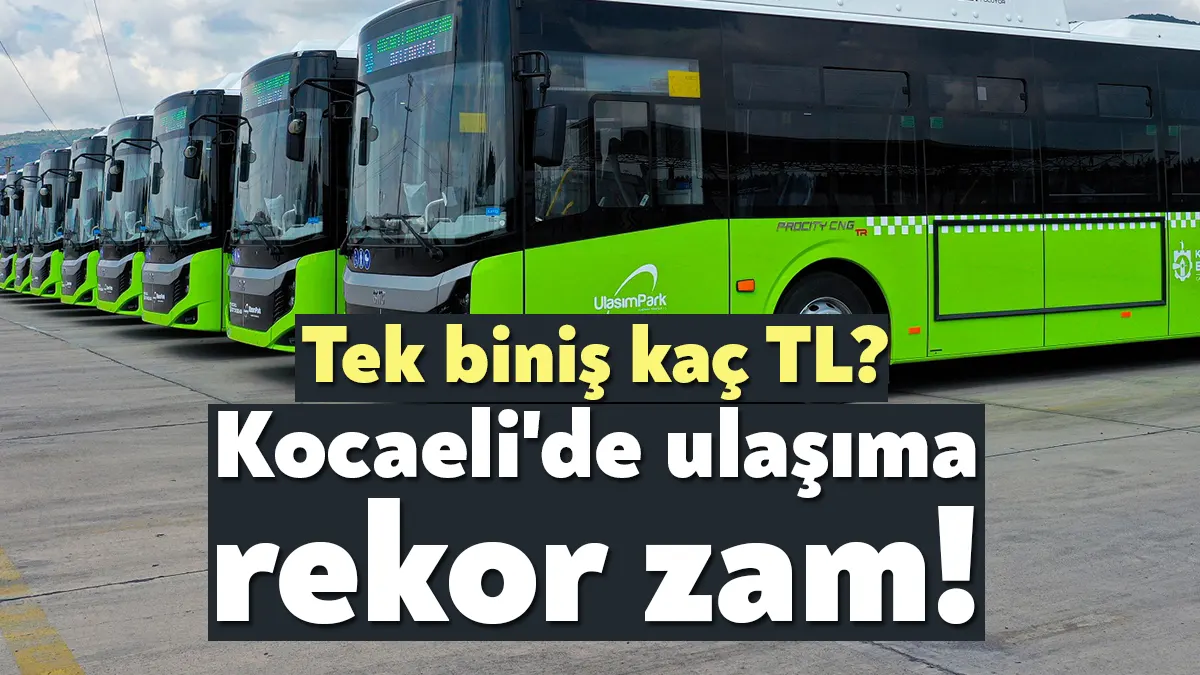 UKOME toplantısında yüzde 100 zam isteyen Kocaeli Minibüsçüler ve Otobüsçüler