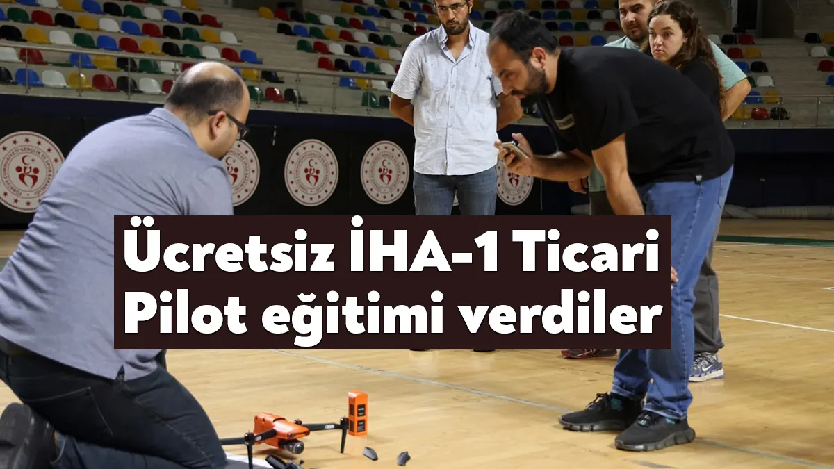 Kocaeli Büyükşehir Belediyesi USTAM Projesi kapsamında İHA-1 eğitimi alan kursiyerler