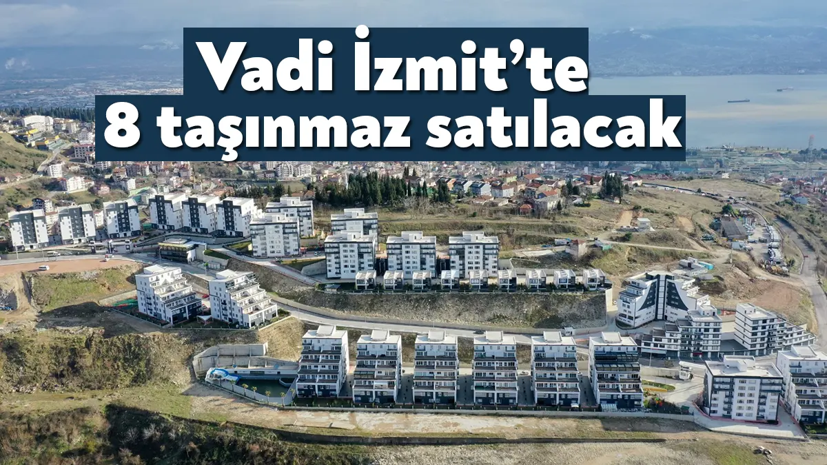 Doğası ve manzarasıyla dikkat çeken Vadi İzmit Evleri’nde 8 adet