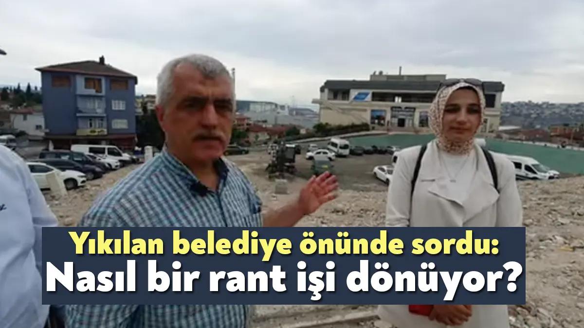 Yeşil Sol Parti Kocaeli Milletvekili Ömer Faruk Gergerlioğlu, Dilovası'nda yıkılan