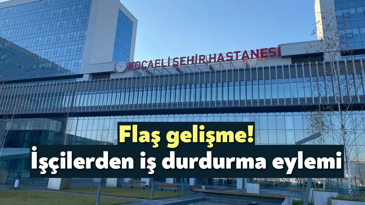 Kocaeli Şehir Hastanesi’nde TSP Global firmasına bağlı olan teknik hizmet
