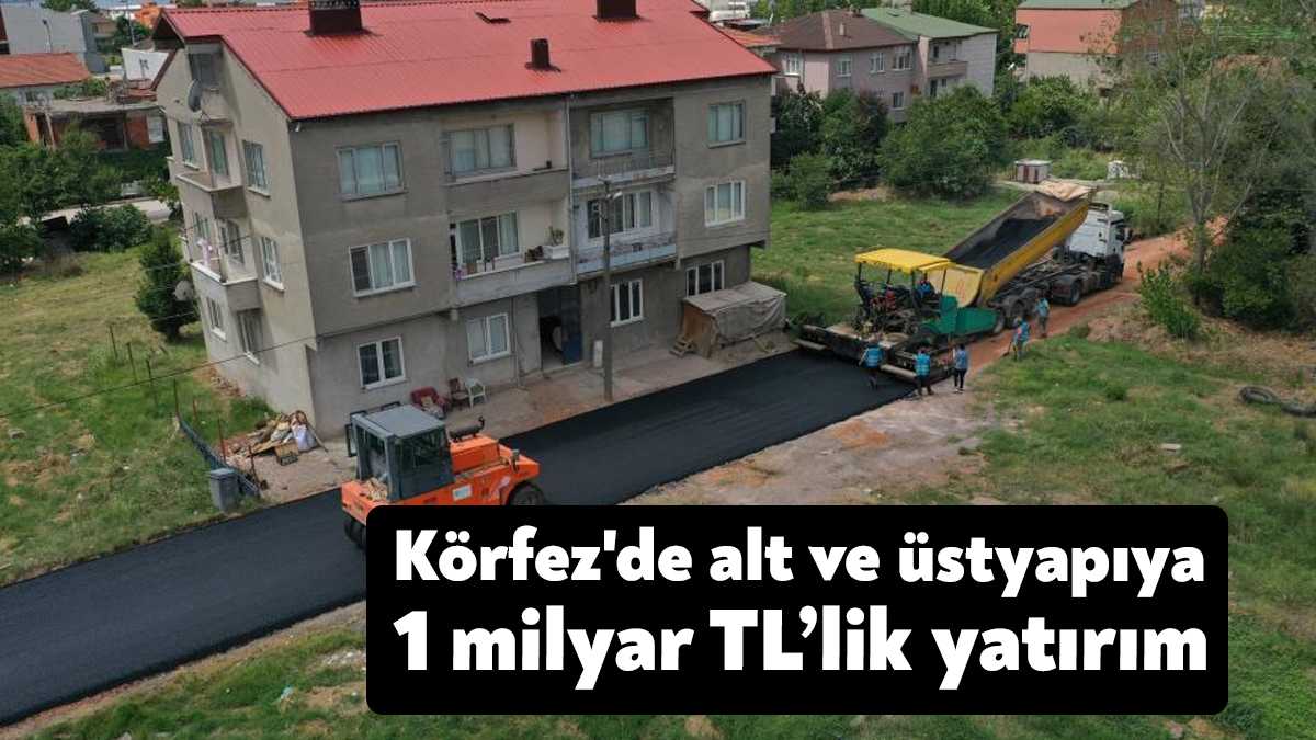 Yapılan çalışmalar hakkında bilgi veren Körfez Belediye Başkanı Şener Söğüt,