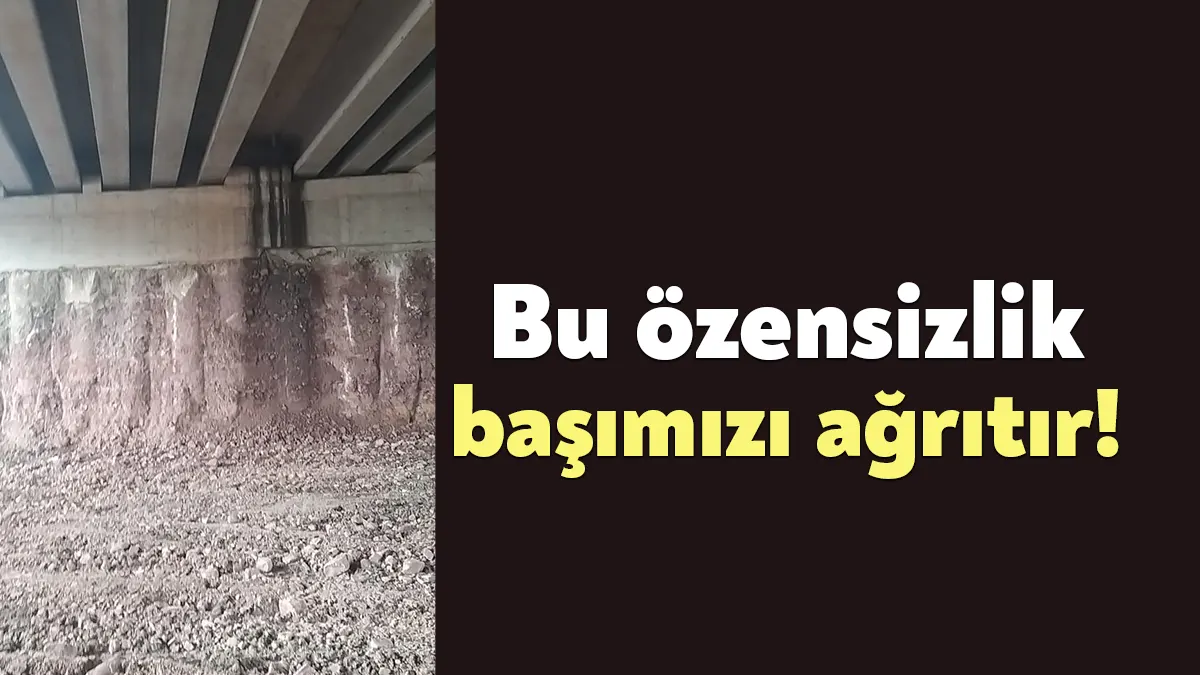 Kartepe’de stadyum yolu çalışması kapsamında beton yapılarda, yağmur suyu