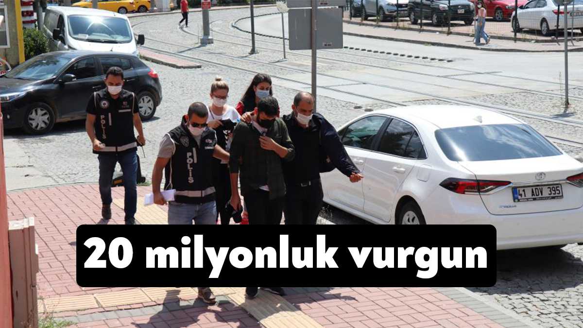 Kocaeli'de yatırım vaadiyle 23 kişiyi 20 milyon TL dolandırdığı iddia