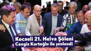 21. Helva Şöleni, Cengiz Kurtoğlu ile şenlendi