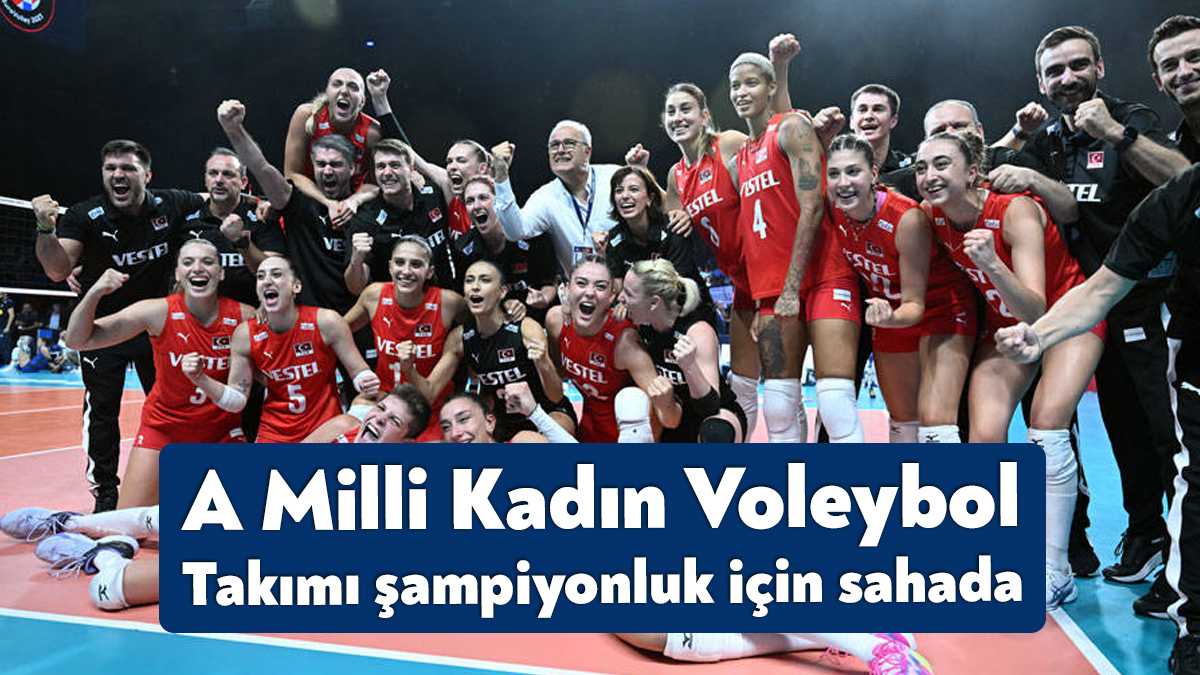 A Milli Kadın Voleybol Takımı, 2023 CEV Avrupa Şampiyonası finalinde