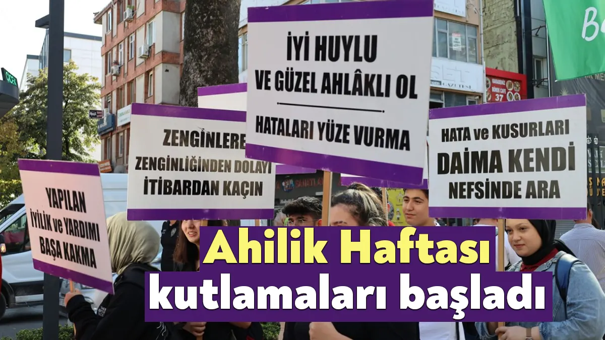 Kocaeli Büyükşehir Belediyesi, tüm güzel meziyetleri temsil eden Ahilik kavramı