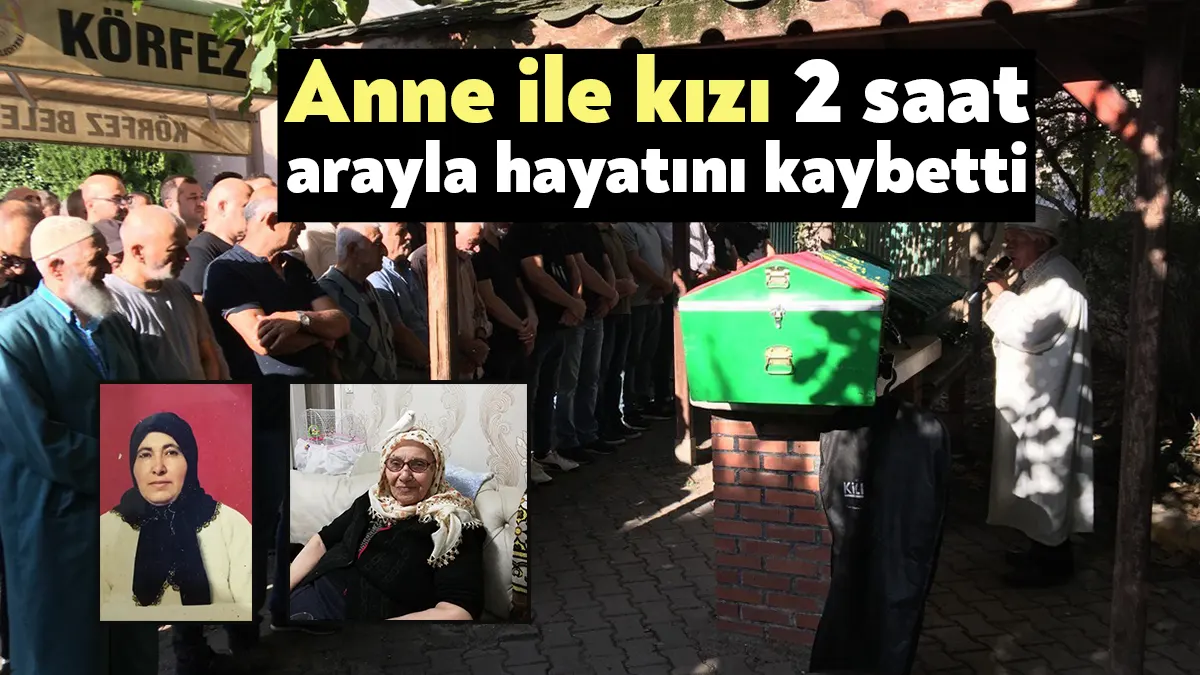 Kocaeli'nin Körfez ilçesinde anne ile kızı, tedavi gördükleri hastanede 2