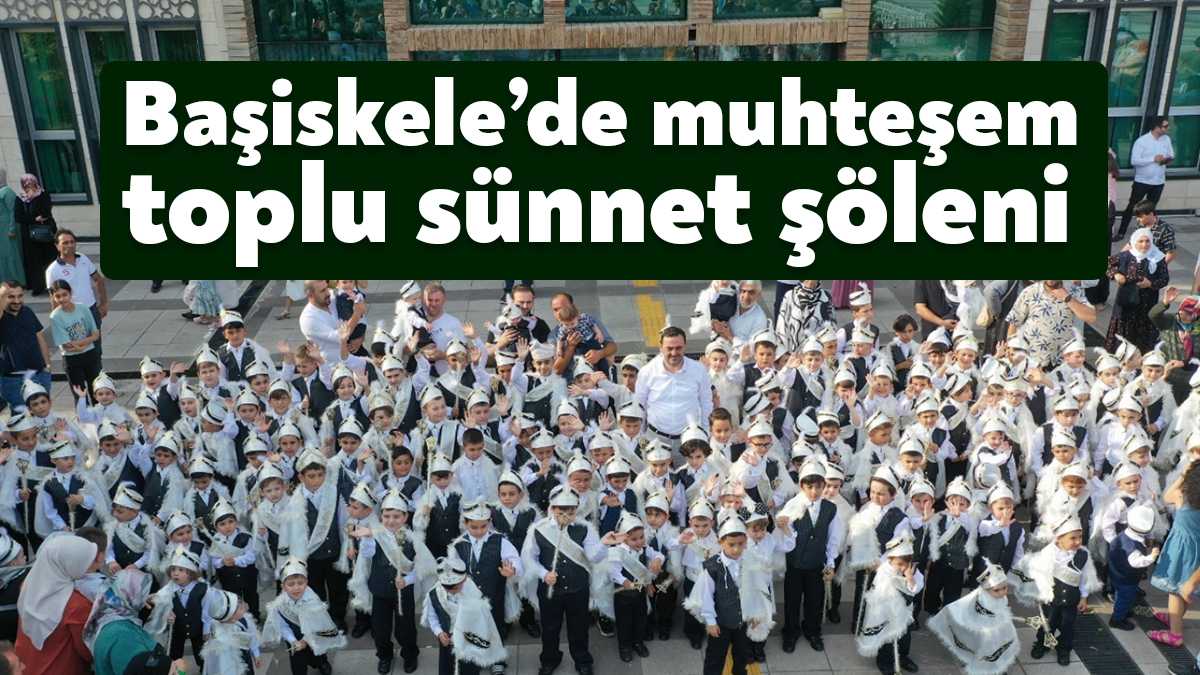 Başiskele Belediyesi tarafından bu yıl 2’ncisi düzenlenen "Sünnet Şöleni" kapsamında