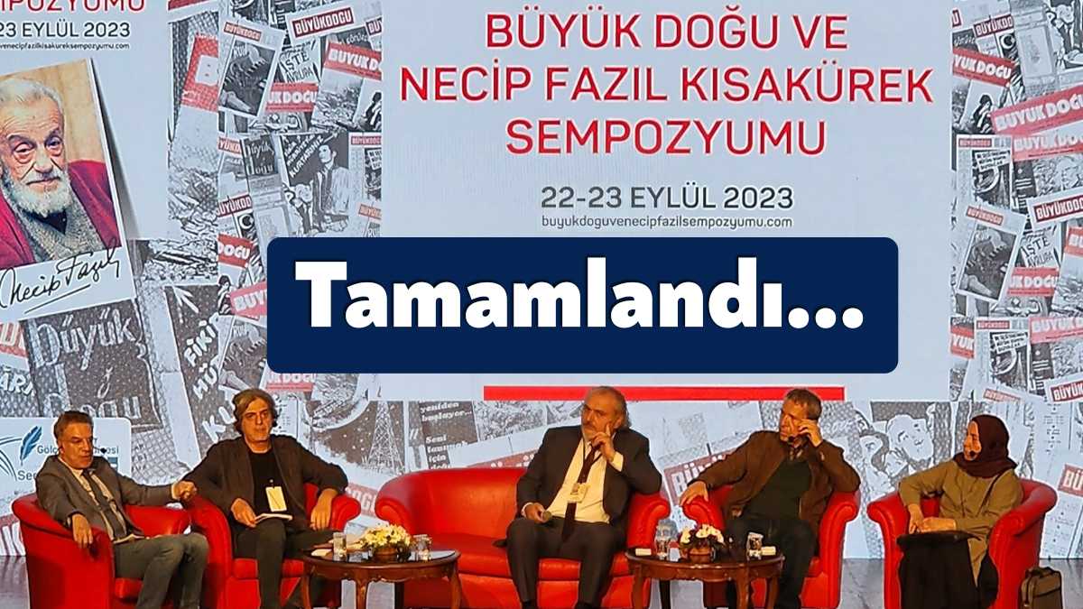 Gölcük Belediyesi tarafından düzenlenen “Büyük Doğu ve Necip Fazıl Kısakürek