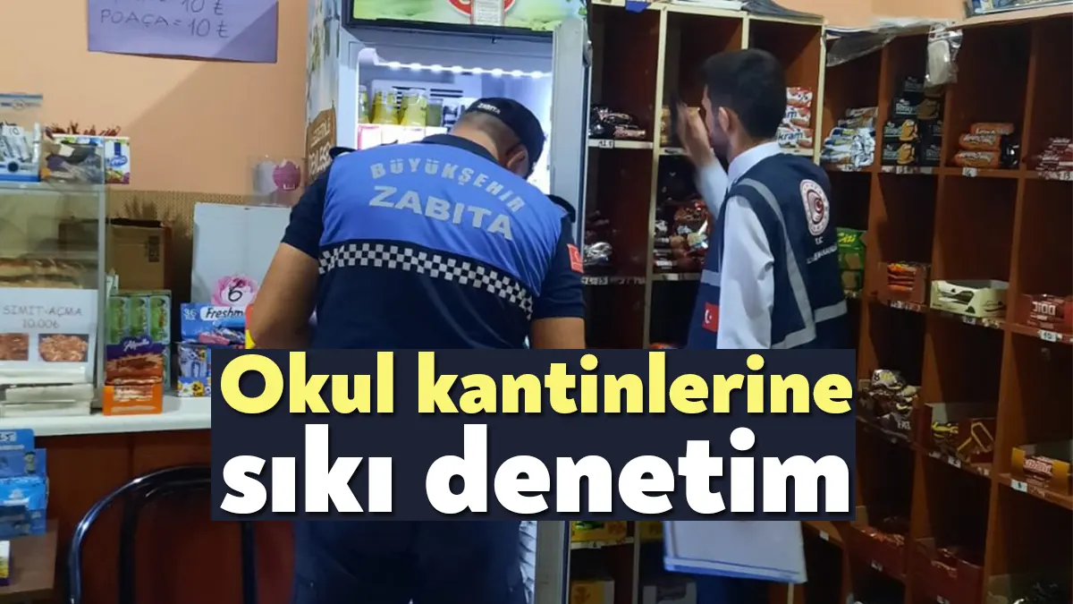 Büyükşehir Zabıtası, Kocaeli genelindeki okullarda kantin denetimlerine aralıksız olarak devam