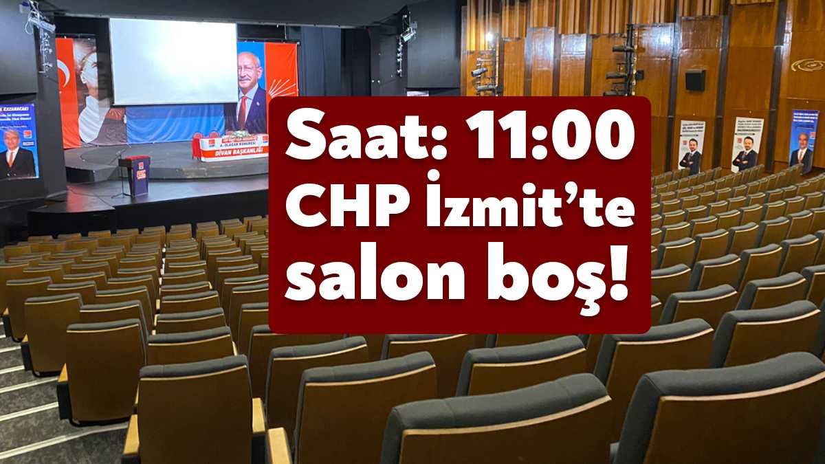 Cumhuriyet Halk Partisi’nde kongre süreci kapsamında bugün İzmit ilçe örgütünün
