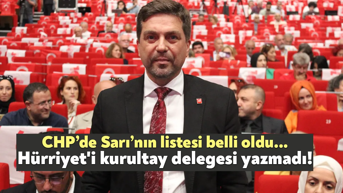 Cumhuriyet Halk Partisi Kocaeli Kongresi’nde mevcut il Başkanı Bülent Sarı