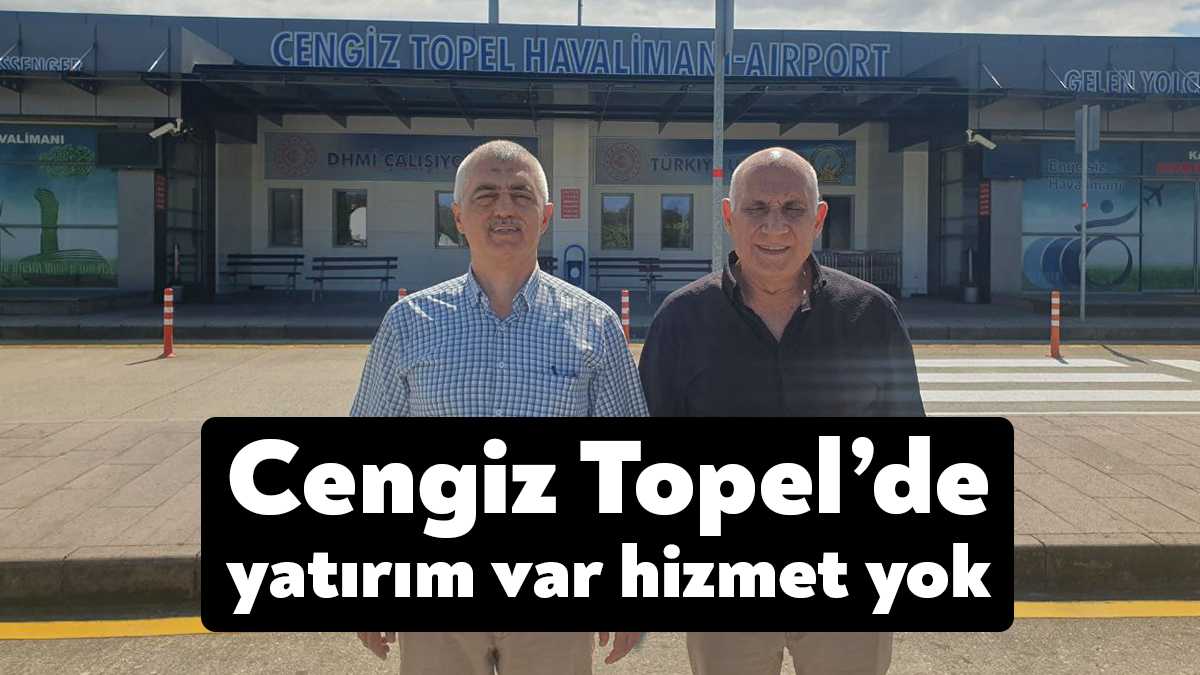 Cengiz Topel Havalimanı’nı ziyaret eden YSP Kocaeli Milletvekili Ömer Faruk