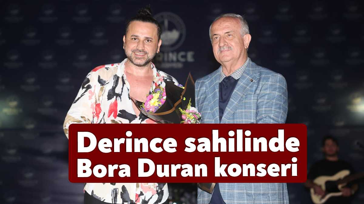 Derince Gençlik Festivali kapsamında düzenlenen konserde sahne alan Türk Pop