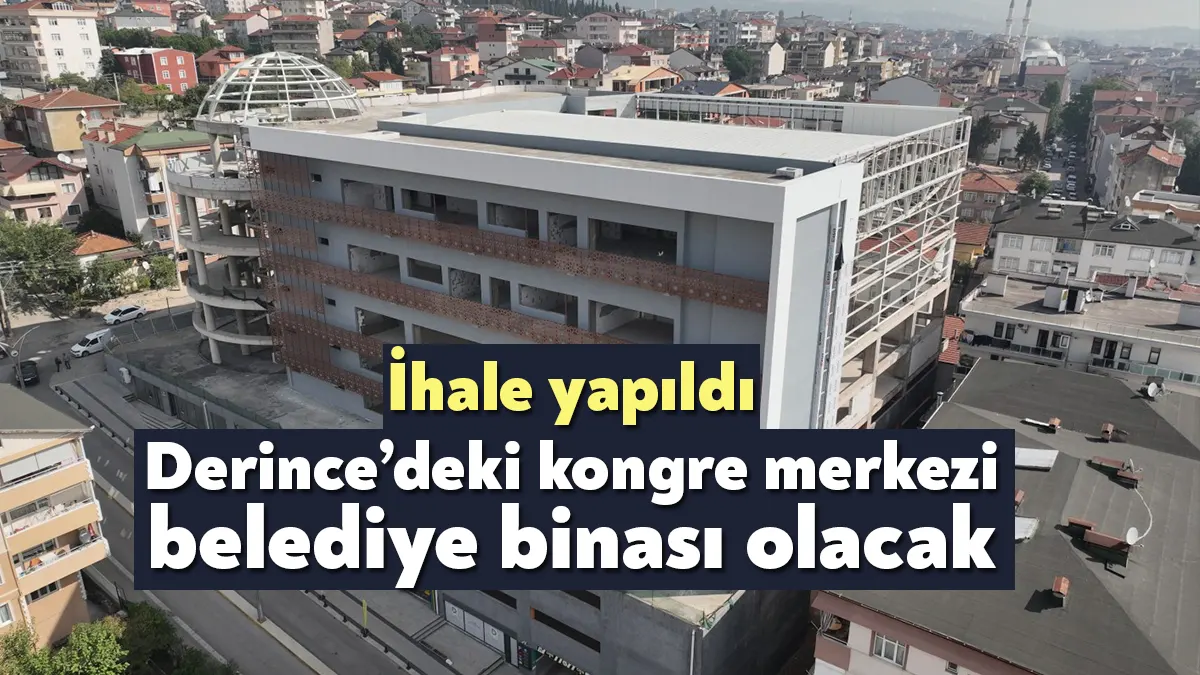 Kocaeli Büyükşehir, Derince’de yapımına başlanan ve yarım kalan Kültür Sanat