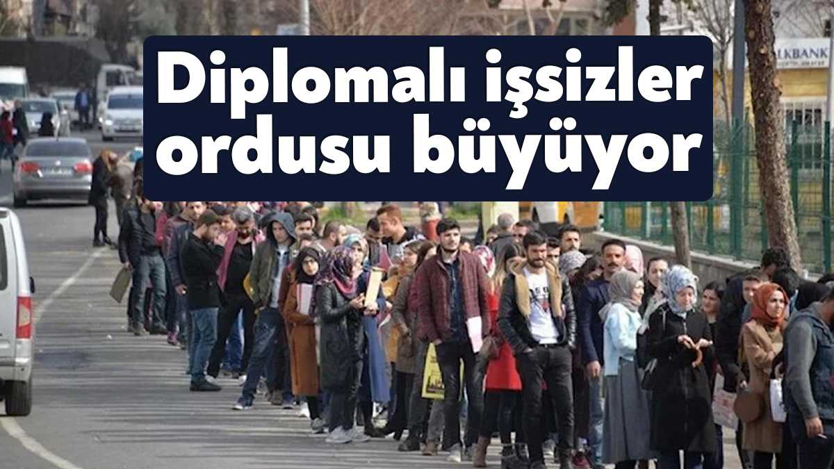Türkiye’deki genç işsizler ordusu katlanarak büyüyor. İş-Kur verilerine göre her