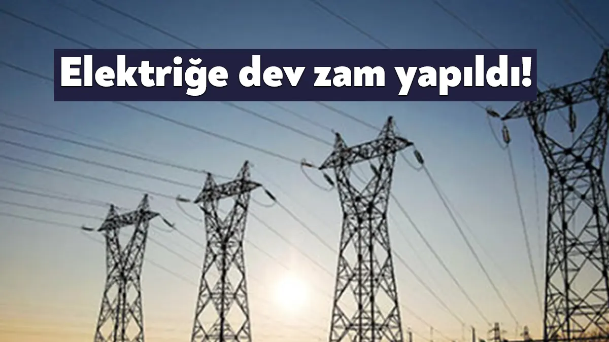 1 Ekim'den itibaren geçerli olacak yeni elektrik fiyat tarifesi belirlendi.