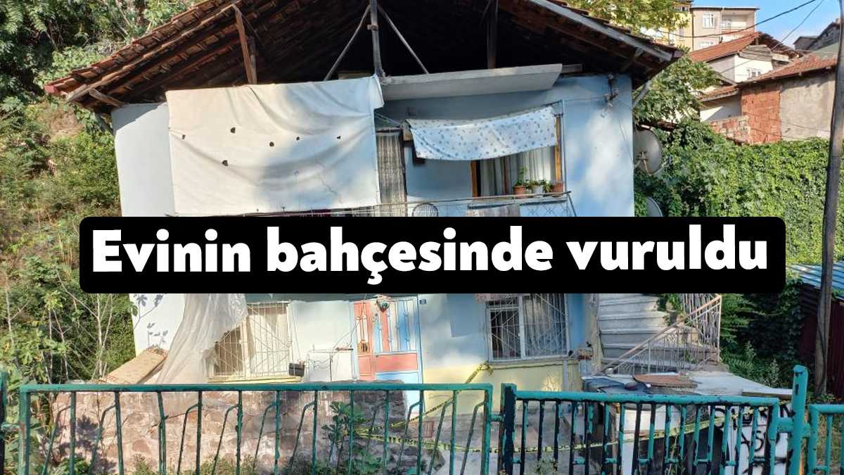 Kocaeli'nin İzmit ilçesinde bir kadın, evinin bahçesinde kimliği tespit edilemeyen