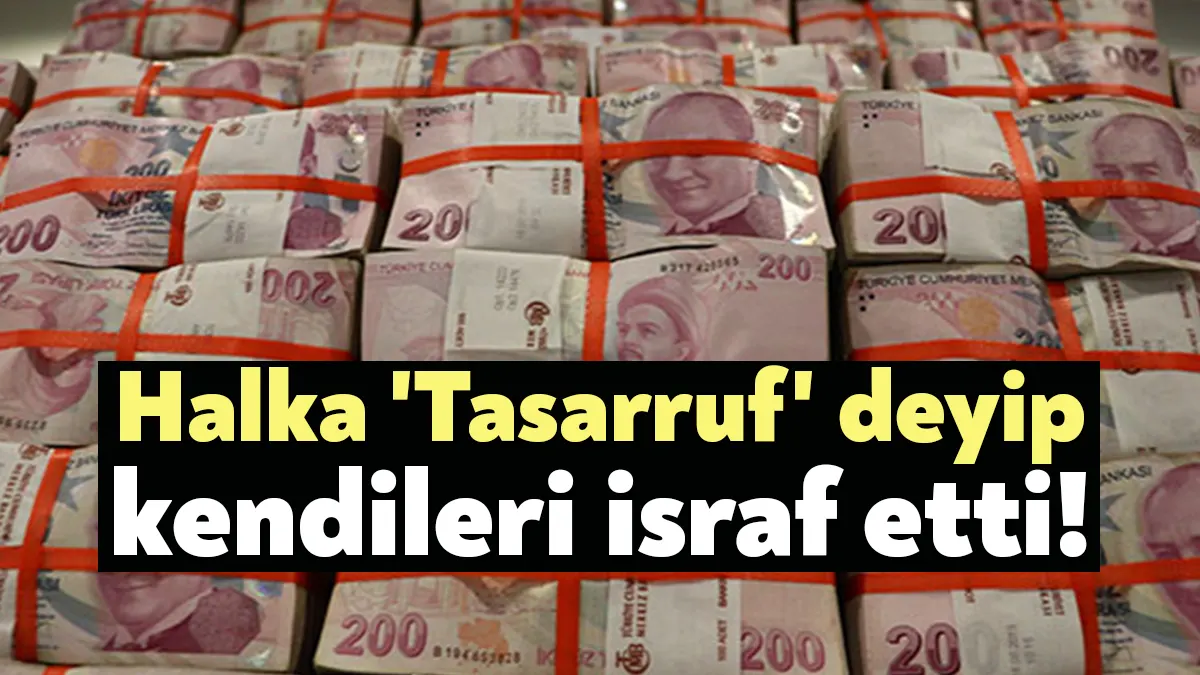 Bütçe ağustosta vergi artışlarıyla fazla verirken, kamu kaynakları israf edilmeye