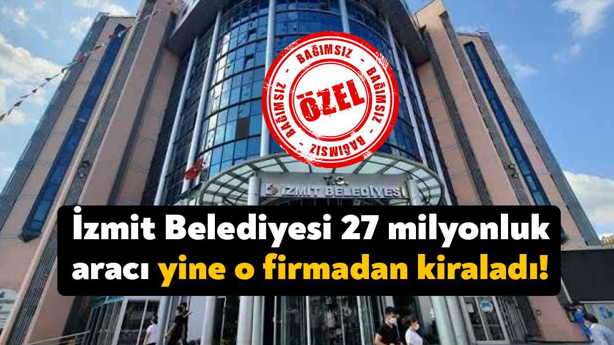 İzmit Belediyesi daha önce kendi aracı olmadığı için Tuncay Seyahat'tan