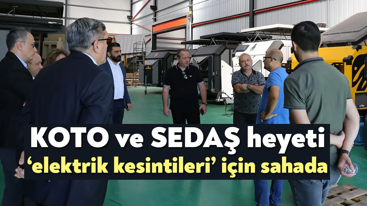Kocaeli Ticaret Odası ve SEDAŞ’ın üst düzey yönetimi, Başiskele’de saha
