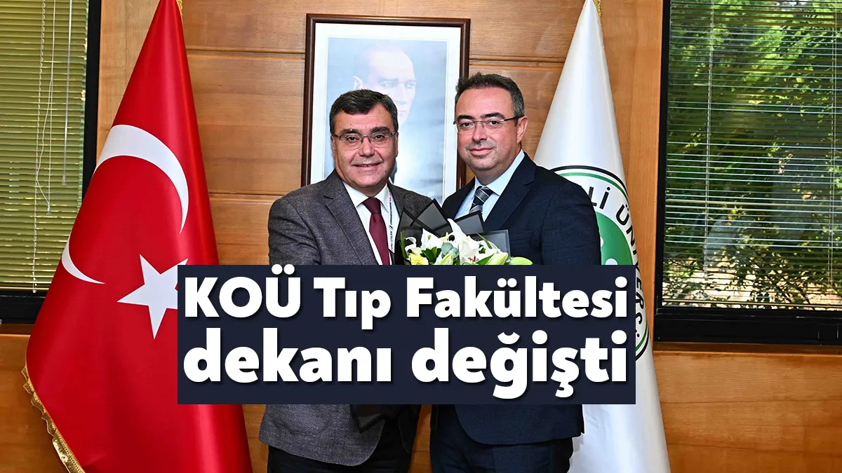 KOÜ Tıp Fakültesi Dekanlık görevine atanan Prof. Dr. Alparslan