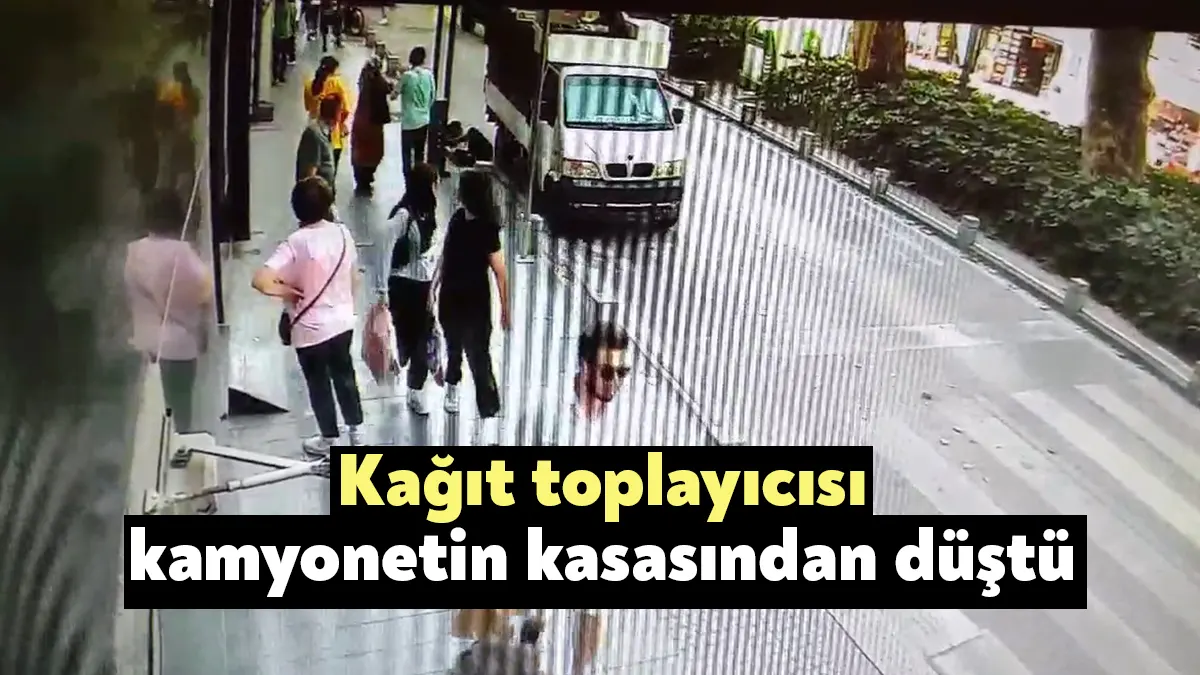 Kocaeli'nin İzmit ilçesinde 18 yaşındaki kağıt toplayıcısı kamyonetin kasasından düşerek