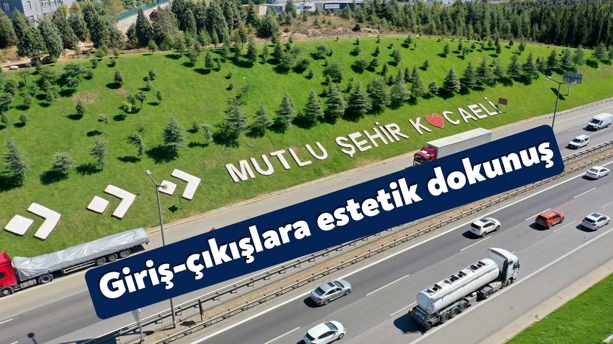 Büyükşehir, ana güzergahlarda yaptığı çalışmalarla yol kenarlarına estetik görünüm kazandırıyor.