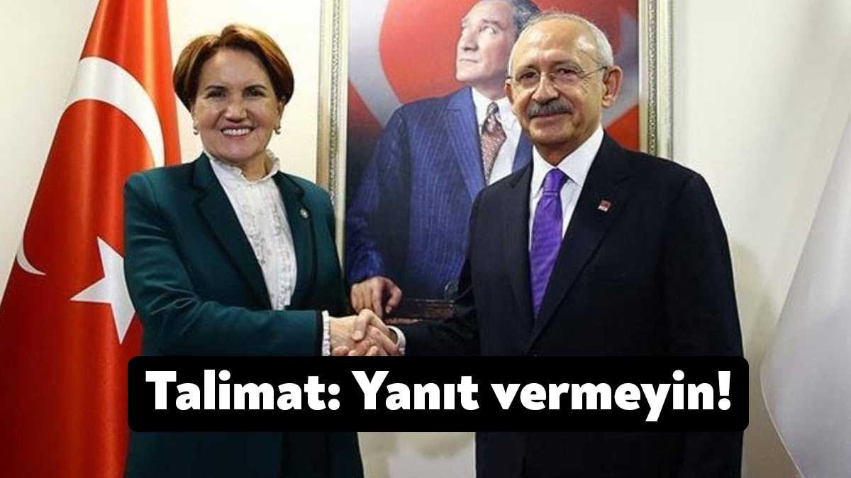 Kılıçdaroğlu, İYİ Parti’nin yerel seçim açıklamalarına ‘‘yanıt verilmemesini” istedi. Kurmaylarını