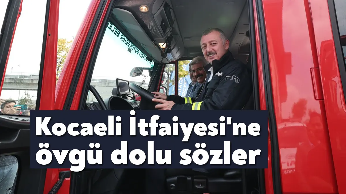 Kocaeli Büyükşehir İtfaiyesi; 19 istasyonda toplam 87 modern ve güçlü