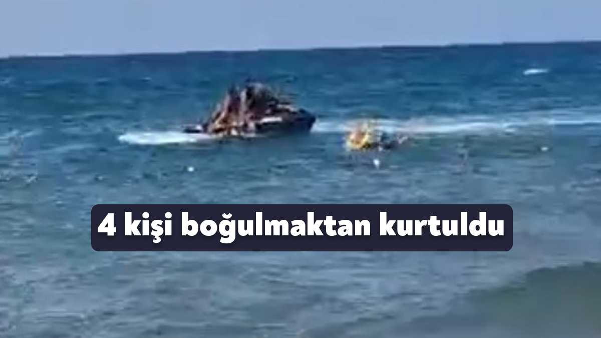 Kocaeli’nin Kandıra ilçesinde olumsuz hava şartları sebebiyle denize girmenin yasak