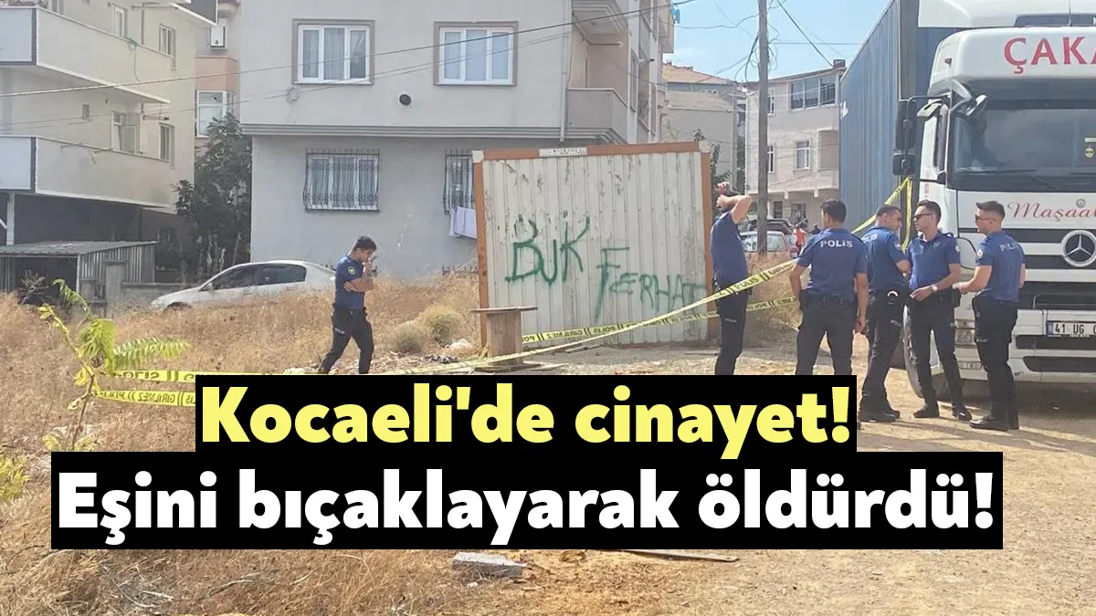Kocaeli'nin Darıca ilçesinde 23 yıllık eşi tarafından bıçaklanan kadın, kaldırıldığı