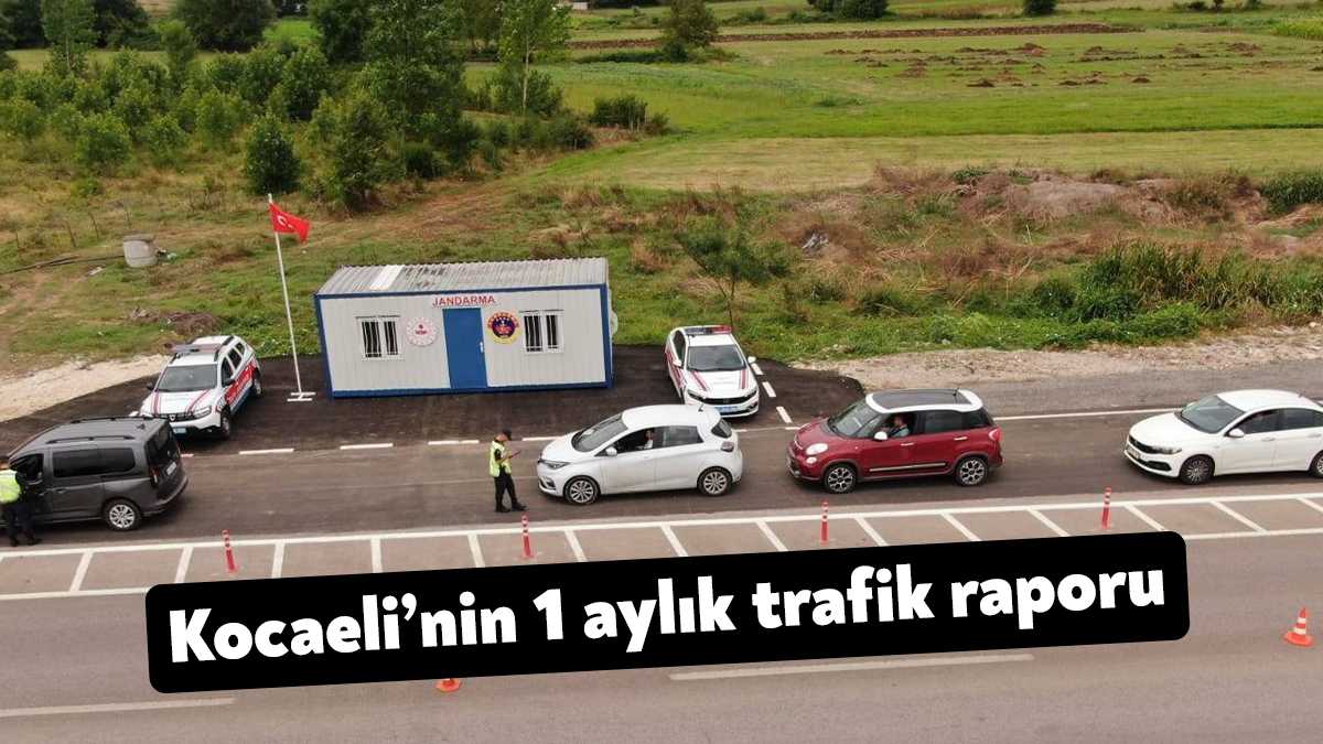 Kocaeli Valiliği kent genelinde il jandarma komutanlığı tarafından yapılan bir