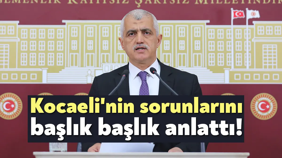 YSP Kocaeli Milletvekili Ömer Faruk Gergerlioğlu, "Kocaeli’nin problemlerini yerinde inceledik,