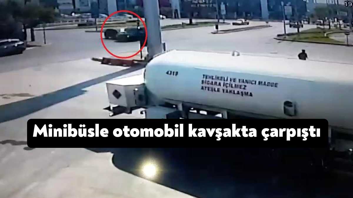 Kocaeli’nin Körfez ilçesinde otomobil ile minibüsün kavşakta çarpıştığı kazada 2