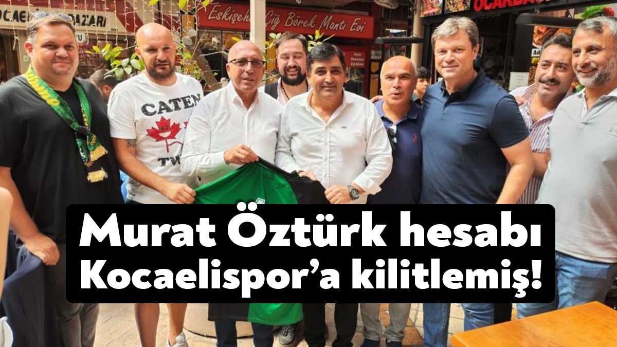 İzmit Kent Merkezi Ticari Dayanışma Derneği (İKM) Başkanı Murat Öztürk'ün,
