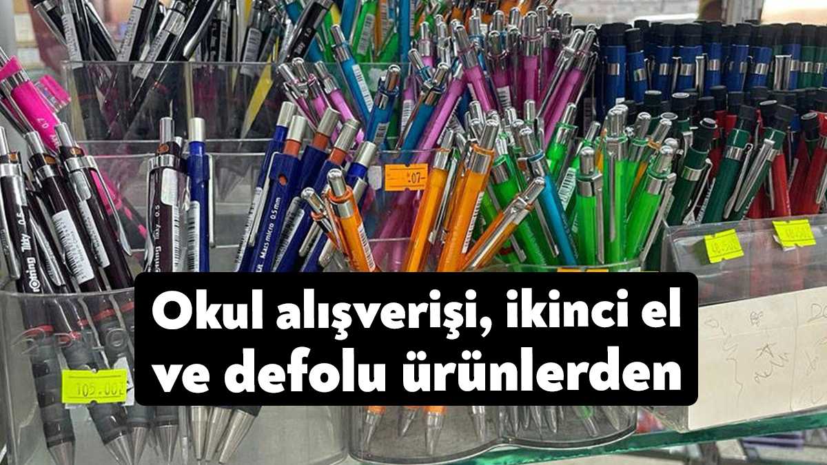 Derinleşen ekonomik kriz nedeniyle okul alışverişi yapmak artık bir lüks