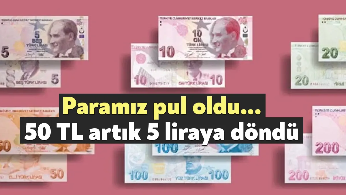Alım gücünün düşmesi TL’nin değer kaybı ile birlikte madeni paralarla