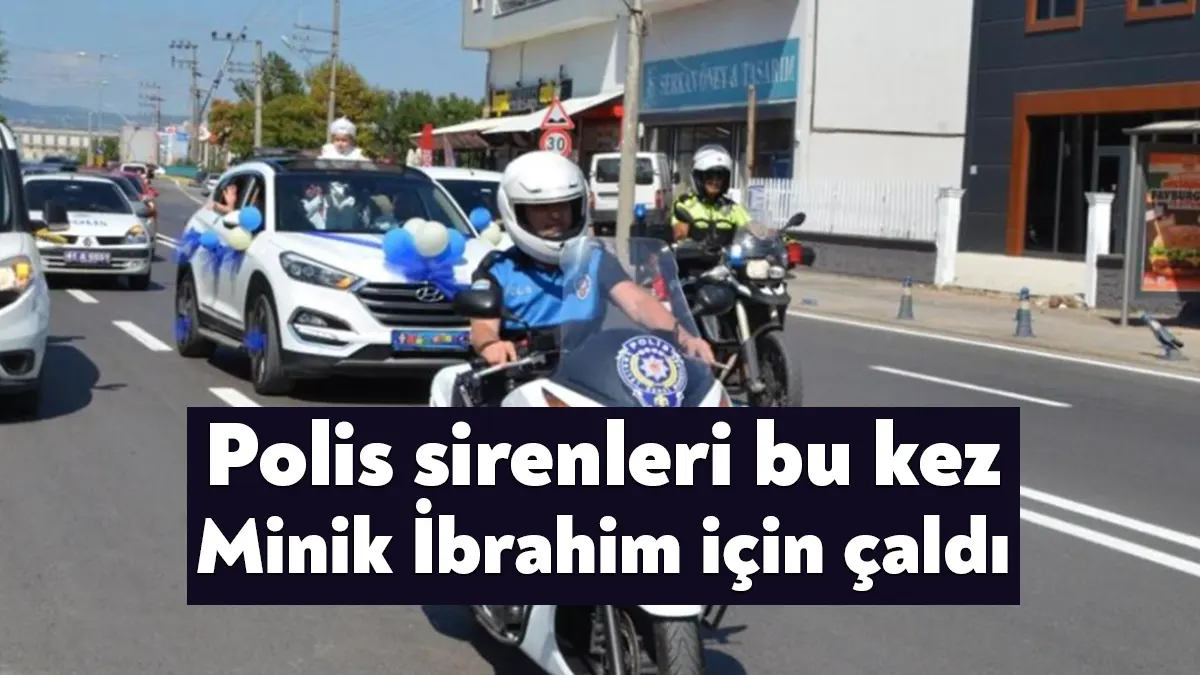 Kocaeli'de yaşayan 9 yaşındaki İbrahim Topkara'nın sünnet düğünü için kurduğu