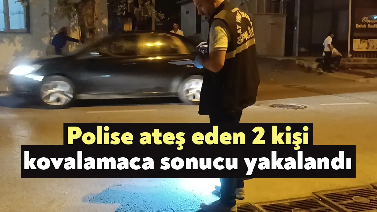 Kocaeli'nin Gebze ilçesinde üstlerinde silah bulunan 2 şahıs, polisi görünce