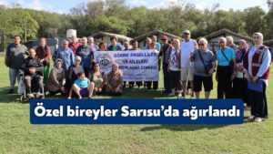  İzmit Belediyesi, görme engelli vatandaşlar ve ailelerini Sarısu Kampı’nda ağırladı
